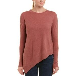 Acrobat asymmetric wool sweater rosewood pink